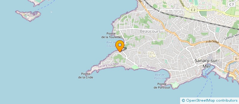 localisation de l'entreprise MADAME ANNE GENDRAULT à SANARY-SUR-MER