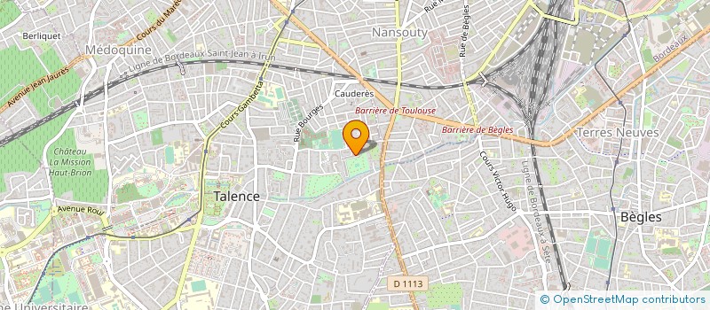 localisation de l'entreprise MADAME ANNE GENDRE  TALENCE