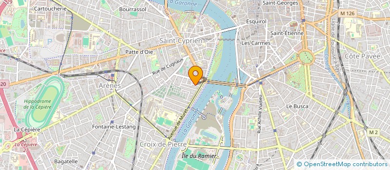 localisation de l'entreprise MADAME ANNE GENDRE  TOULOUSE
