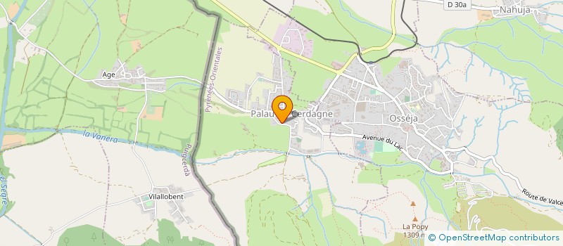 localisation de l'entreprise MADAME ANNE GENEAU  PALAU-DE-CERDAGNE