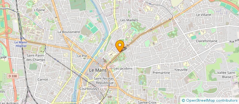 localisation de l'entreprise MADAME ANNE- GENEST à LE MANS