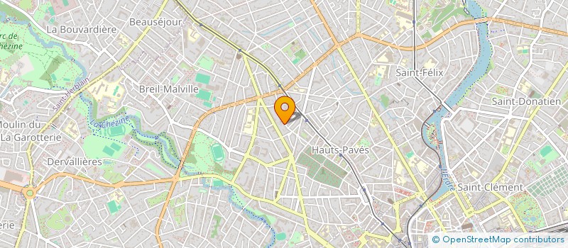 localisation de l'entreprise MADAME ANNE-GENEVIEVE MERCIER à NANTES