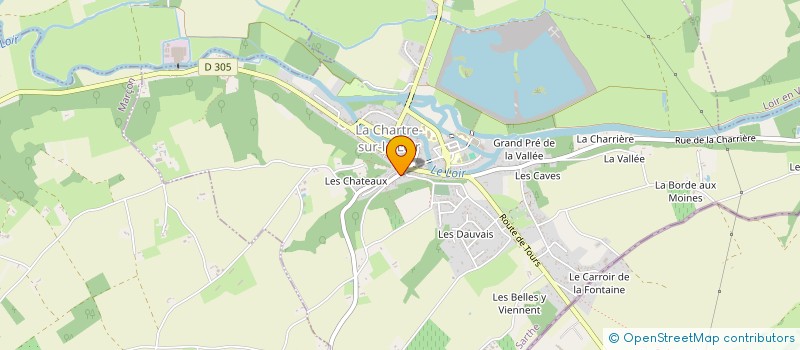 localisation de l'entreprise MADAME ANNE- GENINI  LA CHARTRE-SUR-LE-LOIR