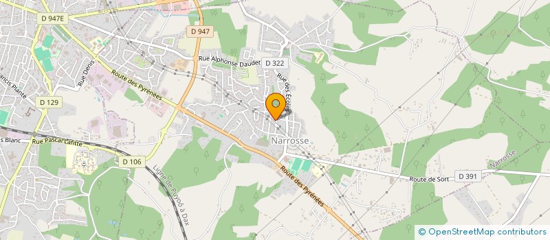 localisation de l'entreprise MADAME ANNE GENNY  NARROSSE