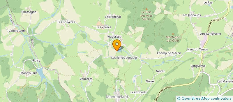 localisation de l'entreprise MADAME ANNE GEOFFRAY à MONTMELARD