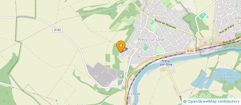 localisation de l'entreprise MADAME ANNE GEOFFROY  PRECY-SUR-OISE