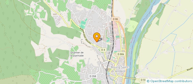 localisation de l'entreprise MADAME ANNE GEORGES  MONTELIMAR