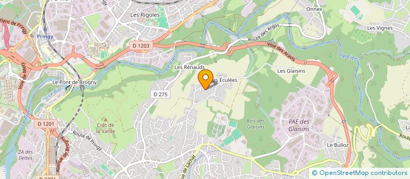 localisation de l'entreprise MADAME ANNE GERIN à ANNECY