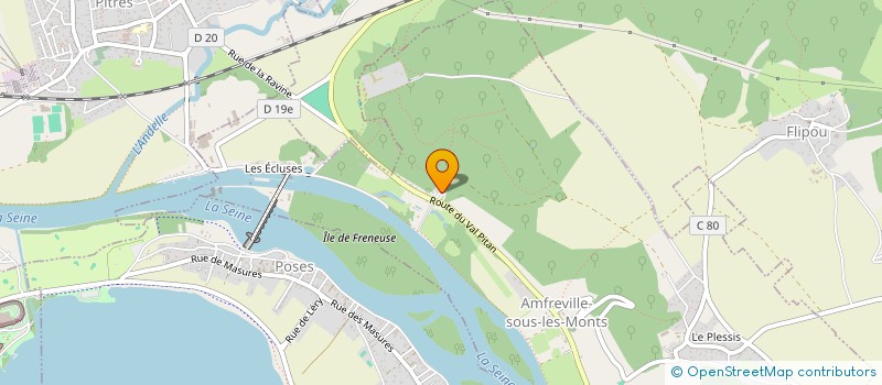 localisation de l'entreprise MADAME ANNE GERMAIN  AMFREVILLE-SOUS-LES-MONTS