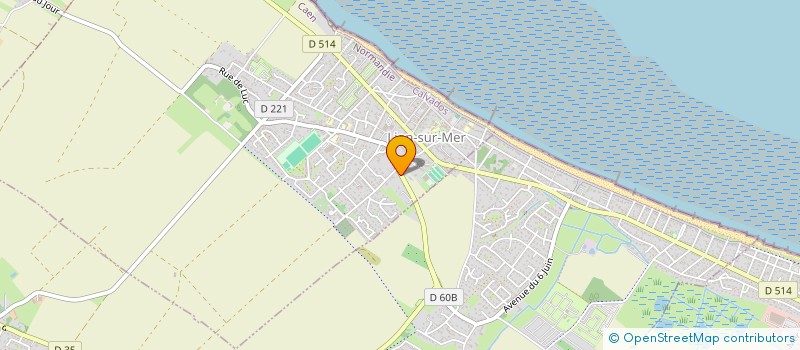 localisation de l'entreprise MADAME ANNE GERVAIS  LION-SUR-MER