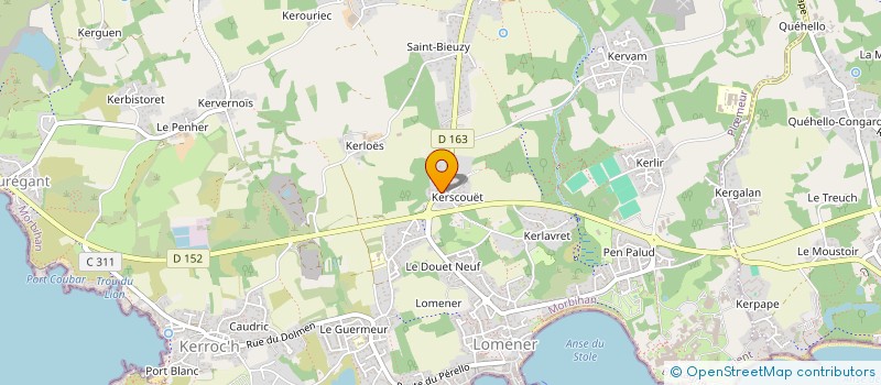 localisation de l'entreprise MADAME ANNE GETIN à PLOEMEUR