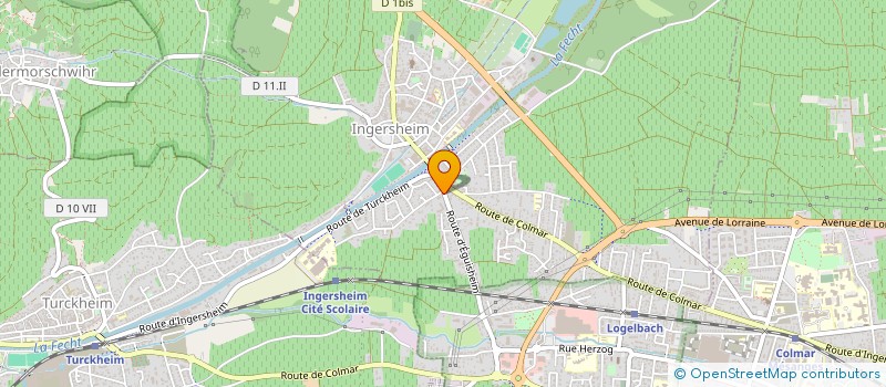 localisation de l'entreprise MADAME ANNE GIAMBERINI  INGERSHEIM