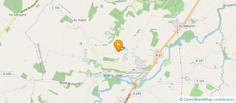 localisation de l'entreprise MADAME ANNE GIL  MONTESTRUC-SUR-GERS