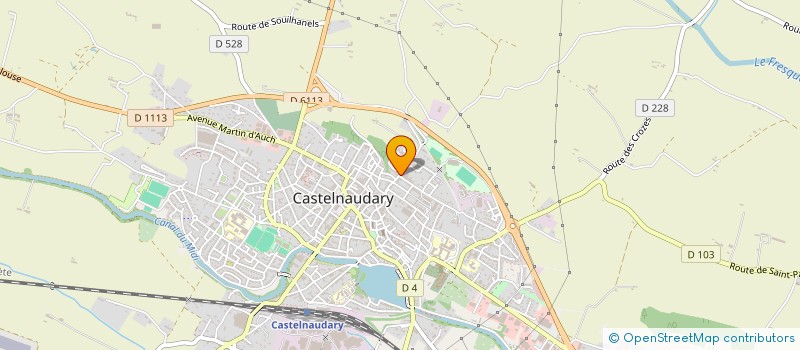localisation de l'entreprise MADAME ANNE GILIS à CASTELNAUDARY