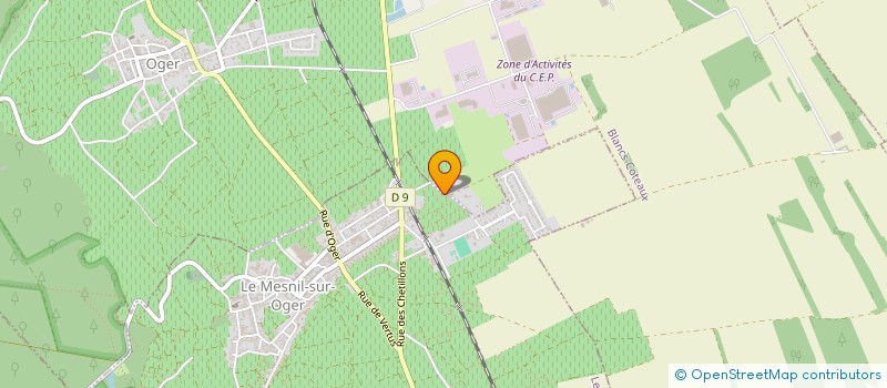 localisation de l'entreprise MADAME ANNE GIMONNET  LE MESNIL-SUR-OGER