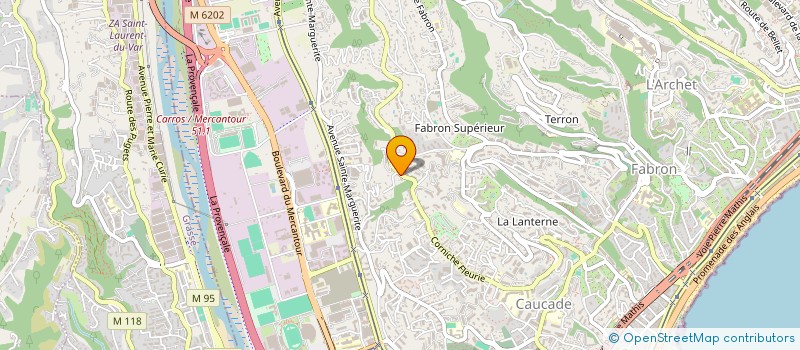 localisation de l'entreprise MADAME ANNE GIOVANNINI à NICE
