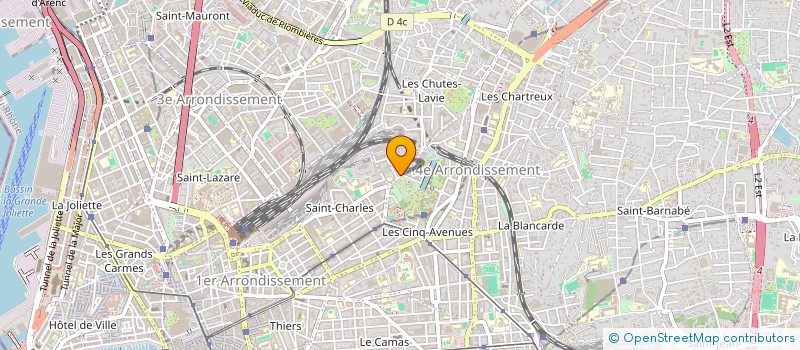 localisation de l'entreprise MADAME ANNE GIRAUD à MARSEILLE
