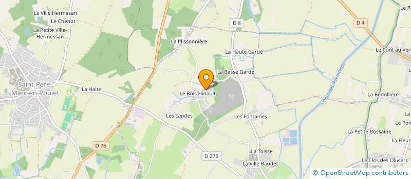 localisation de l'entreprise MADAME ANNE GIRAUD  SAINT-GUINOUX