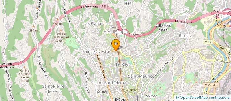 localisation de l'entreprise MADAME ANNE GIUNTI à NICE