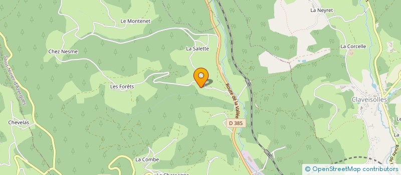 localisation de l'entreprise MADAME ANNE GLATTARD  SAINT NIZIER D'AZERGUES