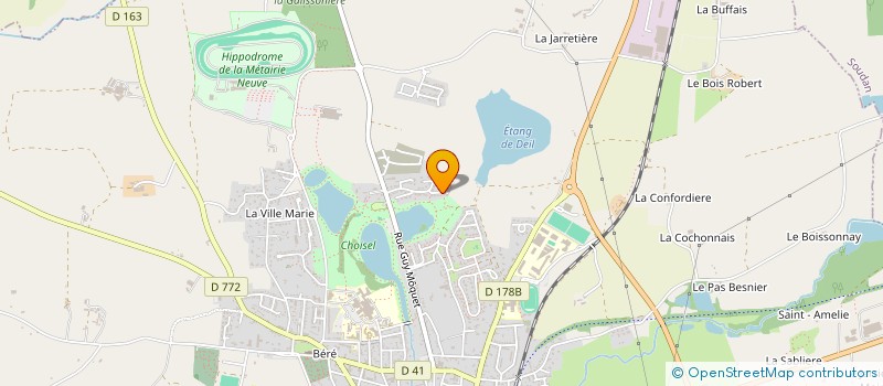 localisation de l'entreprise MADAME ANNE GLORY  CHATEAUBRIANT