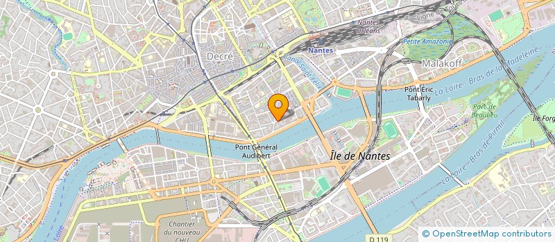 localisation de l'entreprise MADAME ANNE GODARD à NANTES