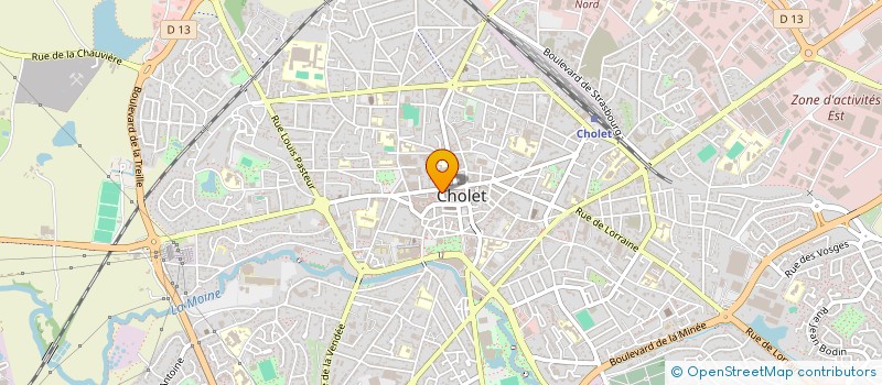localisation de l'entreprise MADAME ANNE GODEC à CHOLET