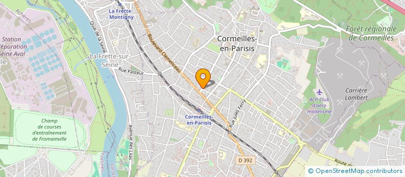localisation de l'entreprise MADAME ANNE GODEFROY  CORMEILLES-EN-PARISIS