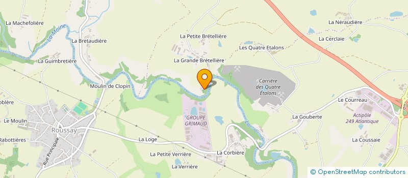 localisation de l'entreprise MADAME ANNE GODINEAU  SEVREMOINE