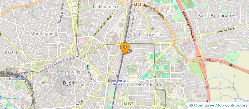 localisation de l'entreprise MADAME ANNE GOICHON à DIJON
