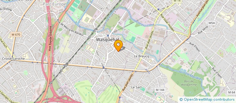 localisation de l'entreprise MADAME ANNE GOISLOT  WASQUEHAL