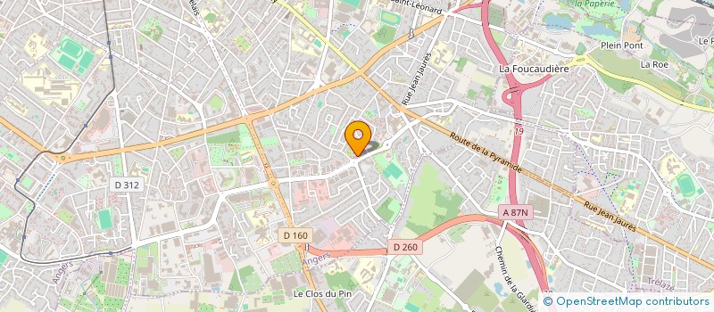 localisation de l'entreprise MADAME ANNE GOISNARD à ANGERS