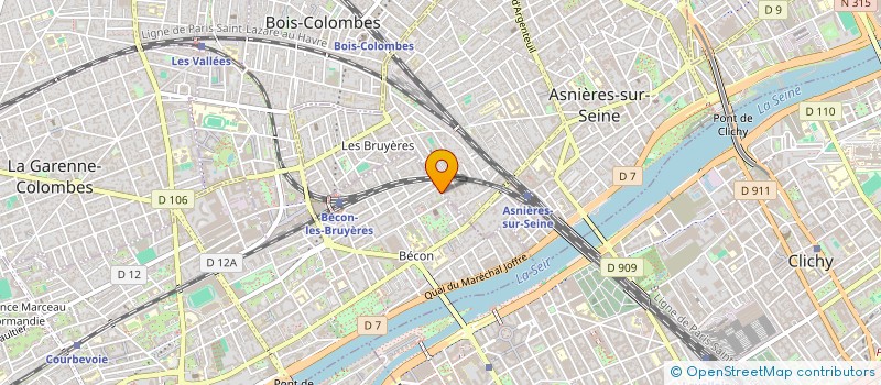 localisation de l'entreprise MADAME ANNE GOLDFARB à COURBEVOIE