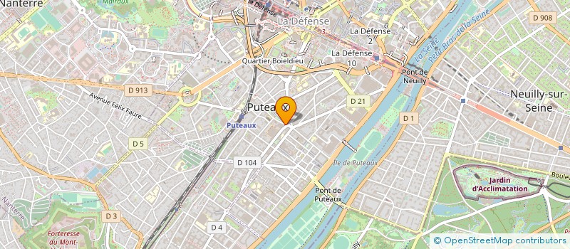 localisation de l'entreprise MADAME ANNE GOLDFARB à PUTEAUX