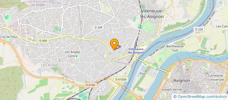 localisation de l'entreprise MADAME ANNE GOLFETTO à VILLENEUVE-LES-AVIGNON