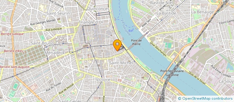 localisation de l'entreprise MADAME ANNE GOMBAULT  BORDEAUX