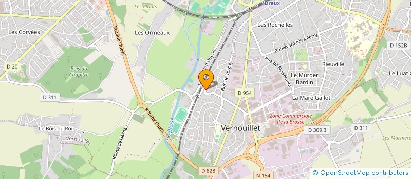 localisation de l'entreprise MADAME ANNE GOOSSENS à VERNOUILLET
