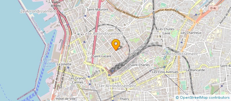 localisation de l'entreprise MADAME ANNE GORDE à MARSEILLE