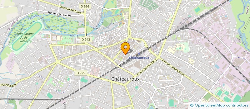 localisation de l'entreprise MADAME ANNE GORGEON à CHATEAUROUX