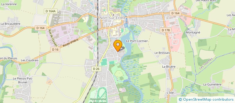 localisation de l'entreprise MADAME ANNE GORIAUX à NORT-SUR-ERDRE