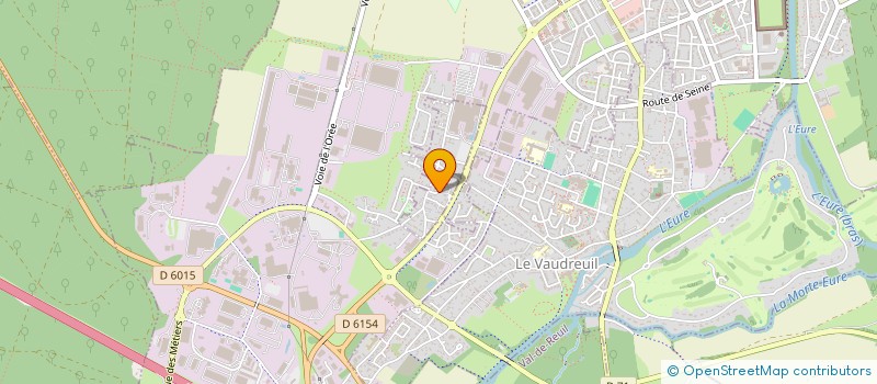 localisation de l'entreprise MADAME ANNE GOUBY-OLLIVIER  LE VAUDREUIL