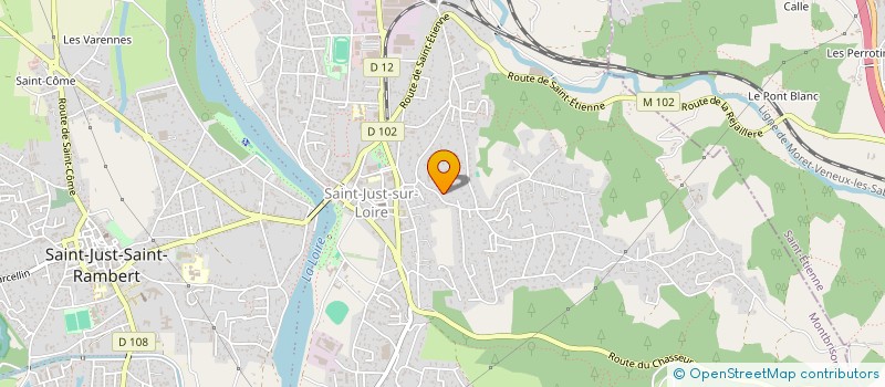 localisation de l'entreprise MADAME ANNE GOUDON  SAINT-JUST-SAINT-RAMBERT