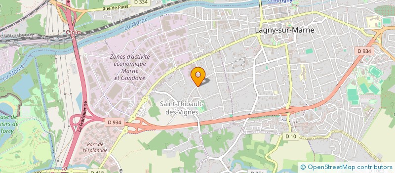 localisation de l'entreprise MADAME ANNE GOUJAUD  DAMPMART