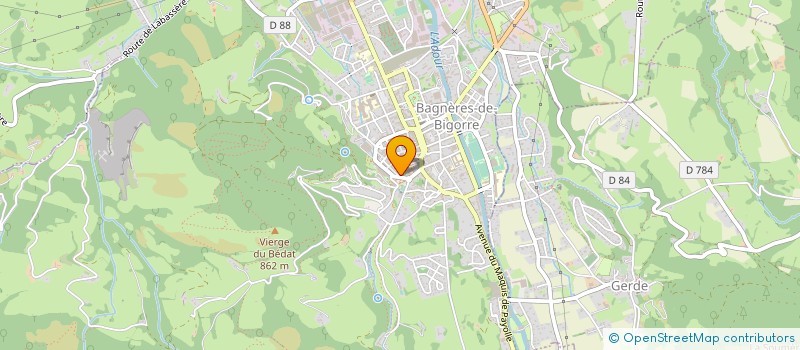 localisation de l'entreprise MADAME ANNE GOUX  BAGNERES-DE-BIGORRE