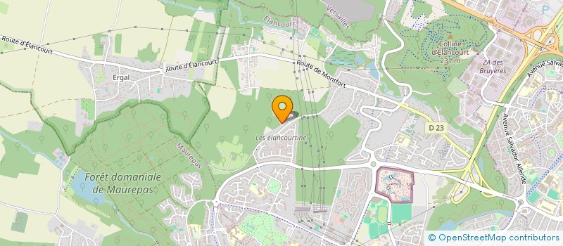 localisation de l'entreprise MADAME ANNE GOVINDE  ELANCOURT