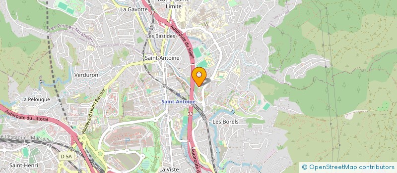 localisation de l'entreprise MADAME ANNE GRANDHOMME à MARSEILLE 15EME