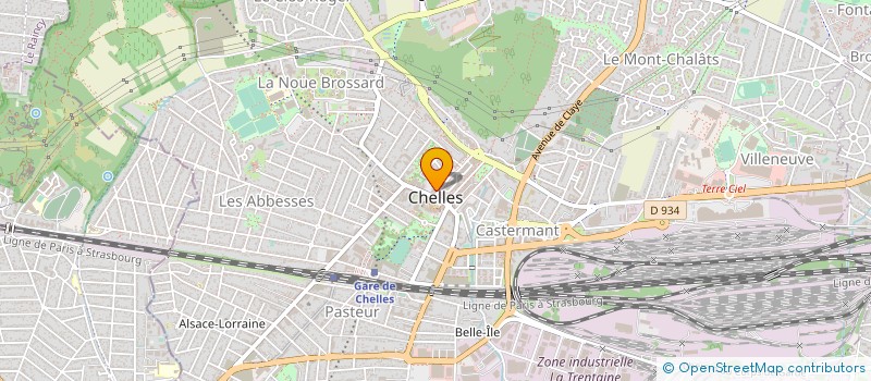 localisation de l'entreprise MADAME ANNE GRAS  CHELLES