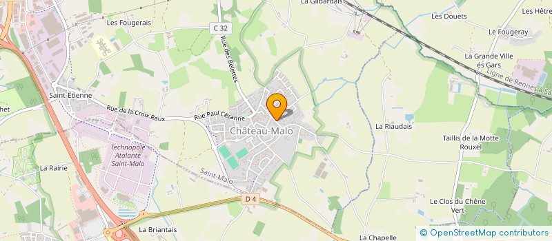 localisation de l'entreprise MADAME ANNE GREAU à SAINT-MALO