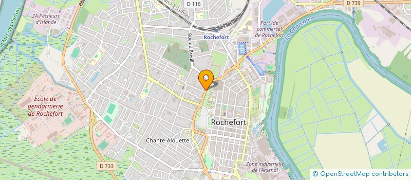 localisation de l'entreprise MADAME ANNE GREFFARD  ROCHEFORT