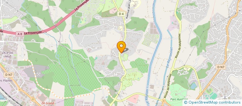 localisation de l'entreprise MADAME ANNE GREGOIRE à FREJUS